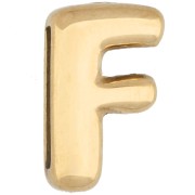 Empujador para letras de 14 x 9 mm - F - para cinta de 10 mm - Acero inoxidable 304 Dorado x 1