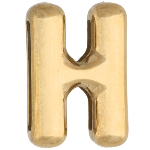 Empujador para cartas de 14 x 9,5 mm - H - para cinta de 10 mm - Acero inoxidable 304 Dorado x 1