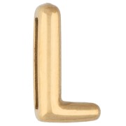 Letras - Empujador para letras de 14 x 7,5 mm - L - para cinta de 10 mm - Acero inoxidable 304 Dorado x 1 Empujador para letras de 14 x 7,5 mm - L - para cinta de 10 mm - Acero inoxidable 304 Dorado x 1
