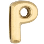 Empujador para letras de 14 x 9 mm - P - para cinta de 10 mm - Acero inoxidable 304 Dorado x 1