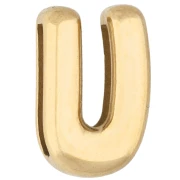 Empujador para letras de 14 x 11 mm - U - para cinta de 10 mm - Acero inoxidable 304 Dorado x1