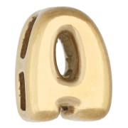 Empujador en forma de letra de 7 x 5 mm para cordón de 1,6 mm - A - Acero inoxidable 304 Dorado x 1