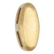 I - Empujador en forma de letra de 7 x 3 mm para cordón de 1,6 mm - I - Acero inoxidable 304 Dorado x 1 Empujador en forma de letra de 7 x 3 mm para cordón de 1,6 mm - I - Acero inoxidable 304 Dorado x 1