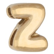 Z - Tirador en forma de letra de 7 x 5 mm para cordón de 1,6 mm - Z - Acero inoxidable 304 Dorado x 1 Tirador en forma de letra de 7 x 5 mm para cordón de 1,6 mm - Z - Acero inoxidable 304 Dorado x 1
