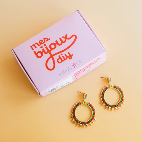 Mis joyas DIY - Kit de pendientes de sol con cuentas Miyuki