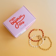 Mis joyas DIY - Kit de pulseras con flores Miyuki|raw }}