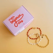 Mis joyas DIY - Kit de pulseras con flores Miyuki
