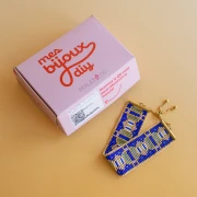 Mis joyas DIY - Kit de pulsera Miyuki para tejer con cuentas tubulares - Azul