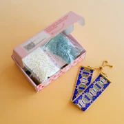 Mis joyas DIY - Kit de pulsera Miyuki para tejer con cuentas tubulares - Azul