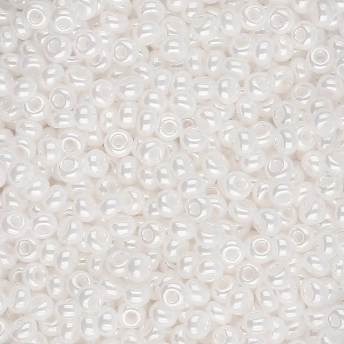 Cuentas de Rocalla Preciosa 9/0 de 2,5 mm - Chalkwhite Sfinx x250 g