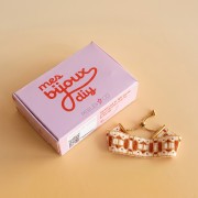 Mis joyas DIY - Kit de pulsera Miyuki para tejer con cuentas tubulares blancas