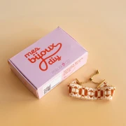 Mis joyas DIY - Kit de pulsera Miyuki para tejer con cuentas tubulares blancas