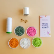 Mis joyas DIY - Kit de pendientes con flecos en técnica peyote (par)