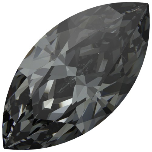Lente Swarovski 4210 10 x 5 mm - Crystal Silver Night x1
