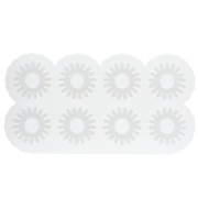 Flor - Molde de silicona de Gea Creations para hacer colgantes con forma de margarita de 20 mm, 1 unidad Molde de silicona de Gea Creations para hacer colgantes con forma de margarita de 20 mm, 1 unidad