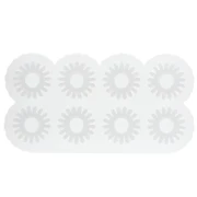 Molde de silicona de Gea Creations para hacer colgantes con forma de margarita de 20 mm, 1 unidad