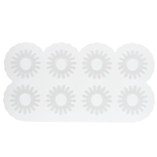 Molde de silicona de Gea Creations para hacer colgantes con forma de margarita de 20 mm, 1 unidad