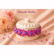 Cuentas de cristal Arcos® de Puca® 5 x 10 mm - Mishmash Green x 10 g