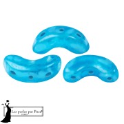 Opaque White - Cuentas de cristal Arcos® de Puca® 5 x 10 mm - Mezcla de turquesa, 10 g Cuentas de cristal Arcos® de Puca® 5 x 10 mm - Mezcla de turquesa, 10 g