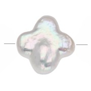 Cuenta de agua dulce con forma irregular de 10 mm - Blanca x1|raw }}