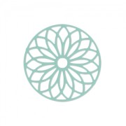 Entrepieza teñida laser cut rosetón  24 mm Mint x1|raw }}