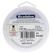 Hilo redondo de 0,64 mm - Acero inoxidable 316L x43m