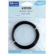 Hilo de cobre Artistic Wire de 1,6 mm - Negro antióxido x3.1m
