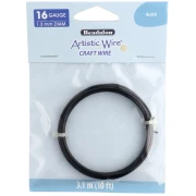 Hilo de cobre Artistic Wire de 1,3 mm - Negro antioxido x3.1m