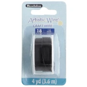 Hilo de cobre Artistic Wire de 1 mm - Negro antióxido x3.6m