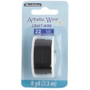Hilo de cobre Artistic Wire de 0,64 mm - Negro antioxido x7.3m