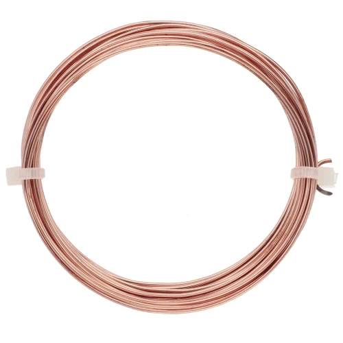 Hilo de cobre redondo sin recubrimiento de 1 mm x4m