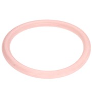 Rosa claro - Pulsera brazalete fina de 65 mm de resina translúcida - Rosa claro veteado x1 Pulsera brazalete fina de 65 mm de resina translúcida - Rosa claro veteado x1