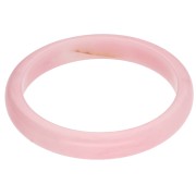 Rosa claro - Pulsera brazalete de 64 mm de resina translúcida - Rosa claro veteado x1 Pulsera brazalete de 64 mm de resina translúcida - Rosa claro veteado x1