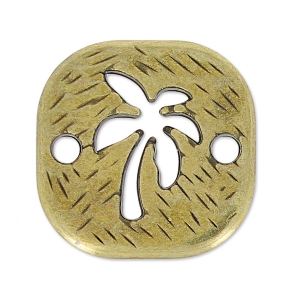 Separador  palmera 2  agujeros 18 mm bronze x1