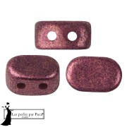 Cuentas de cristal Lipsi® de Puca® 4x6 mm - Bronze Light Plum x10g