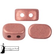Cuentas de cristal Lipsi® de Puca® 4x6 mm - Bronce Light rose x10g
