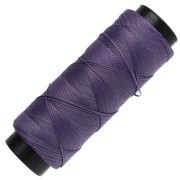 Hilo plano de poliéster encerado - Slam Cord para micro macramé, 0,8 mm - Morado, 100 m