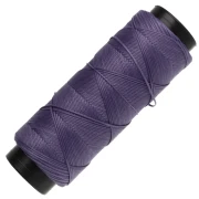Hilo plano de poliéster encerado - Slam Cord para micro macramé, 0,8 mm - Morado, 100 m