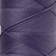 Hilo plano de poliéster encerado - Slam Cord para micro macramé, 0,8 mm - Morado, 100 m