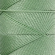 Hilo plano de poliéster encerado - Slam Cord para macramé micro de 0,8 mm - Verde agua x 100 m