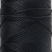 Hilo plano de poliéster encerado - Slam Cord para micromacramé, 0,8 mm - Azul marino, 100 m