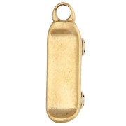 Dije de monopatín 17 x 5 mm - Acero inoxidable 316 Dorado x 1|raw }}