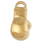 Dije con forma de guante de boxeo, 16 x 8 mm - Acero inoxidable 304 dorado x1