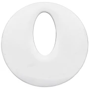 Colgante redondo hueco de 21 mm - Acero inoxidable 316L x1