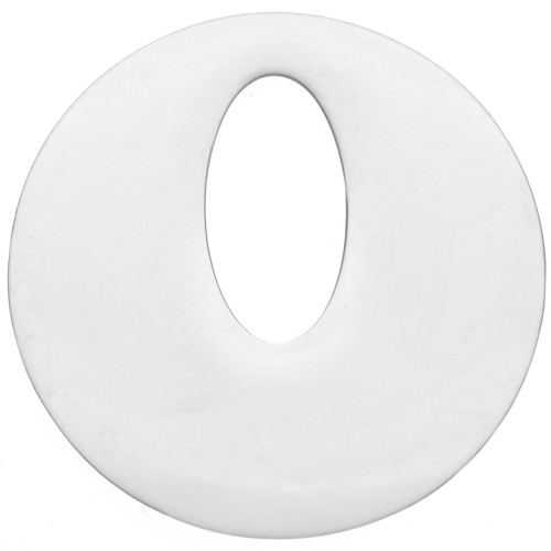 Colgante redondo hueco de 21 mm - Acero inoxidable 316L x1