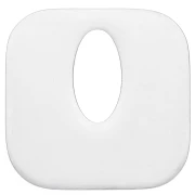 Colgante cuadrado hueco de 21 mm - Acero inoxidable 316L x1