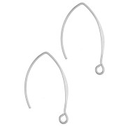Ganchos para pendientes de 26 mm - Acero inoxidable 304 x 2
