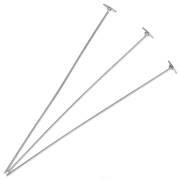 Clavo de cabeza plana ancha 50 x 0,6 mm - Acero inoxidable 304 x6