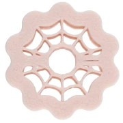 Cortador de galletas con forma de telaraña de Halloween, 20 mm - polímero biodegradable, color beige, 1 unidad