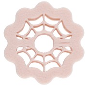 Cortador de galletas con forma de telaraña de Halloween, 20 mm - polímero biodegradable, color beige x1